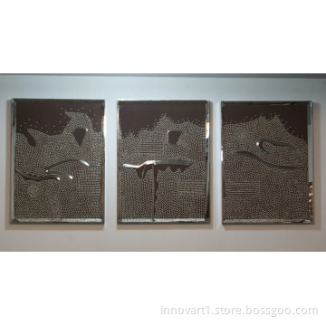 Abstract Wall Decoration In Stainless Steel